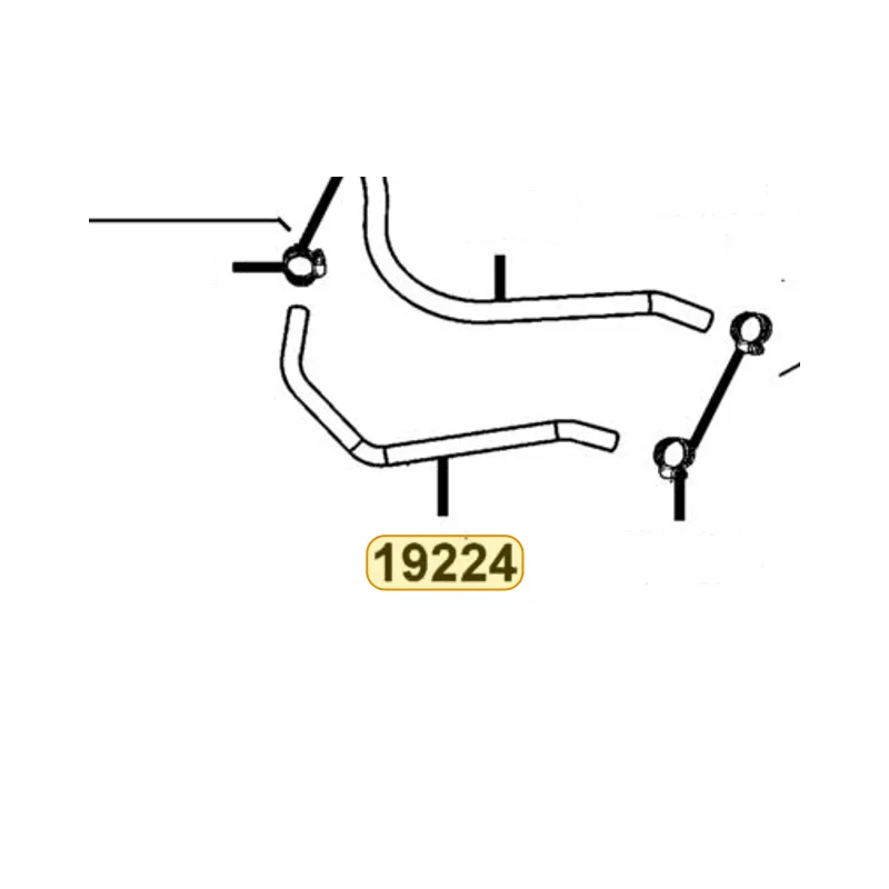 19224-KKE5-E00 WATER HOSE A W/P — diagram cutout