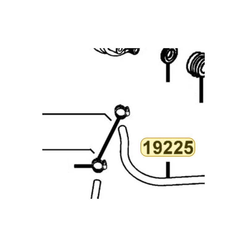 19225-KKE5-E00 WATER HOSE B W/P — diagram cutout