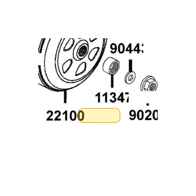 22100-KKE5-E00 OUTER COMP CLUTCH — diagram cutout