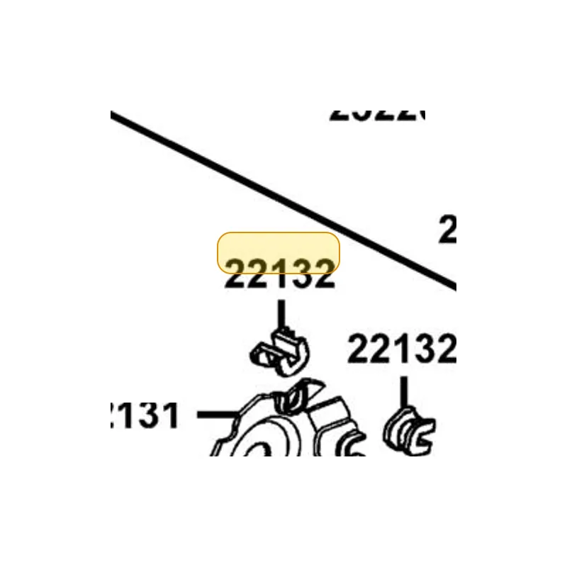 22132-KKE5-305 PIECE SLIDE SET (1SET:4PCS) — diagram cutout