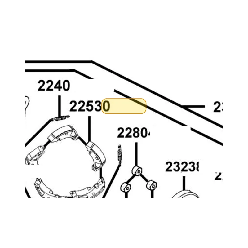22530-KKE5-E00 WEIGHT — diagram cutout