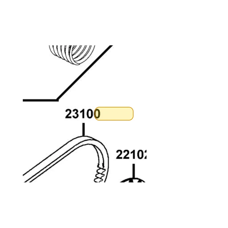 23100-KKE5-E00 BELT DRIVE — diagram cutout