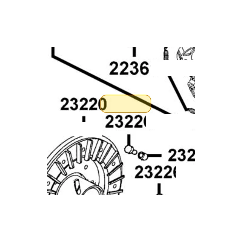 23220-KKE5-E00 FACE COMP DRIVEN B — diagram cutout