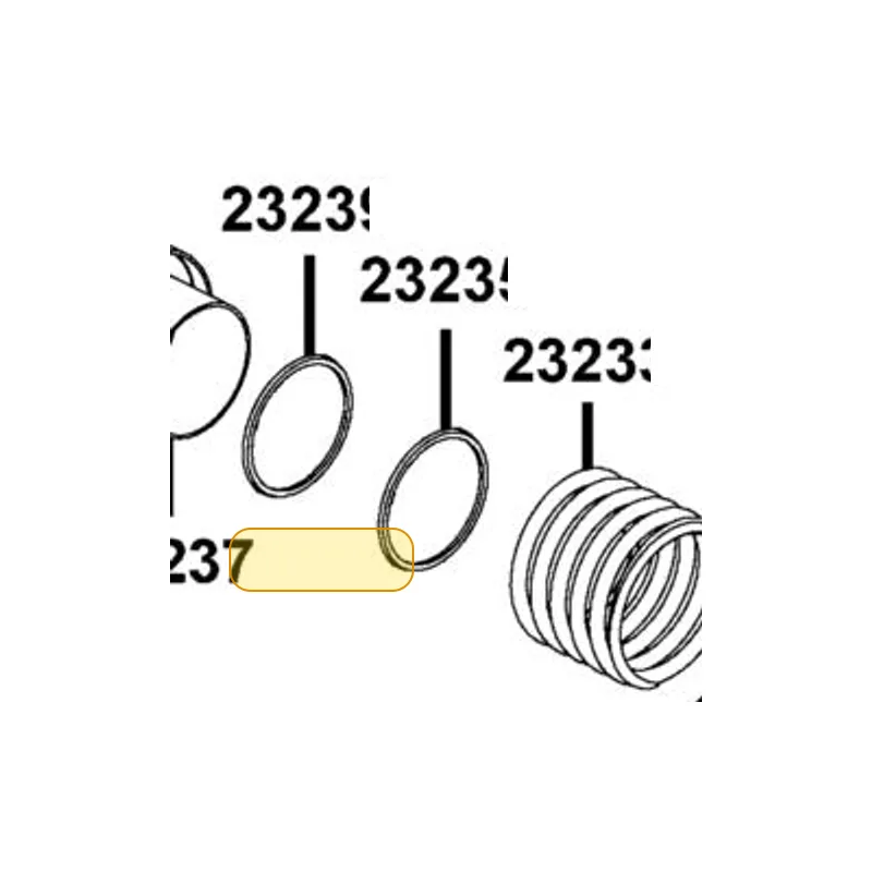 23237-LBA2-E00 COLLAR SEAL — diagram cutout