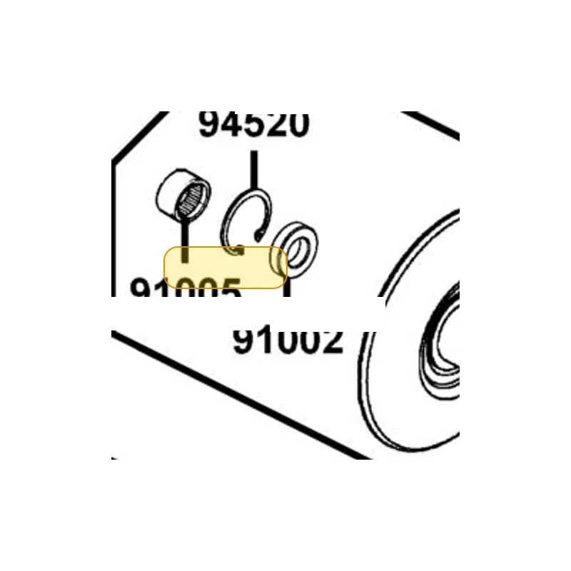 91005-KKE5-E00 BRG NEEDLE 30*40*30 — diagram cutout
