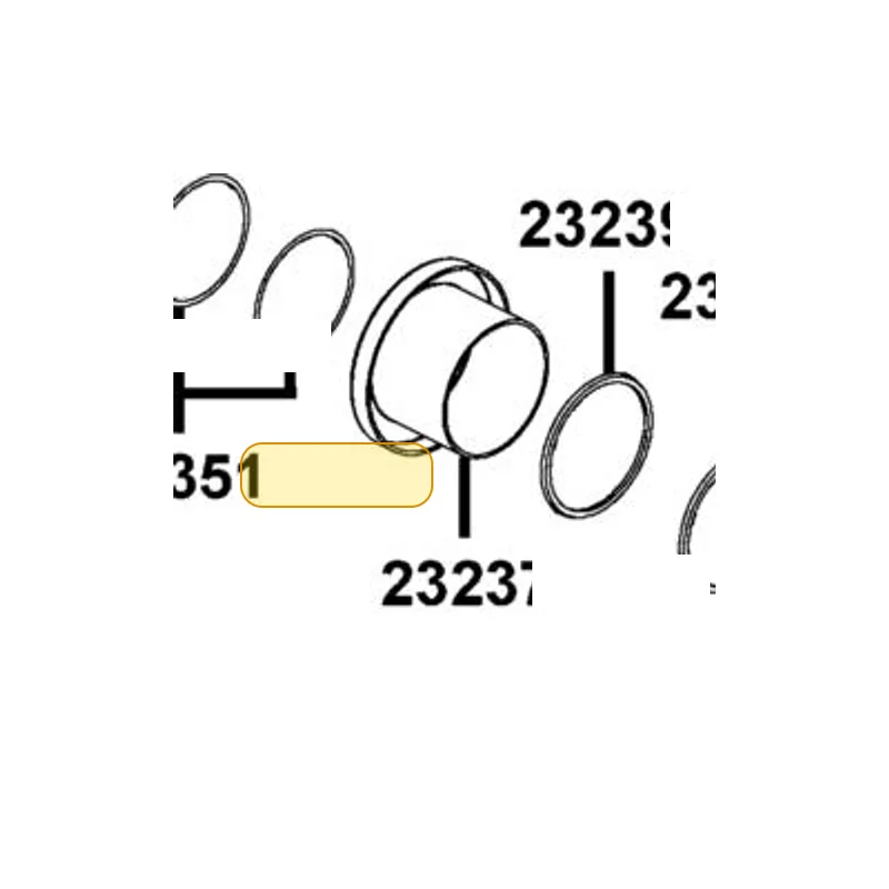 91351-LBA2-E00 O-RING PINION CAP 55*2 — diagram cutout