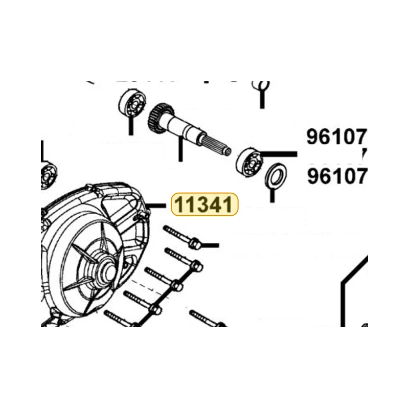 11341-KKE5-E01 COVER SWING ARM — diagram cutout