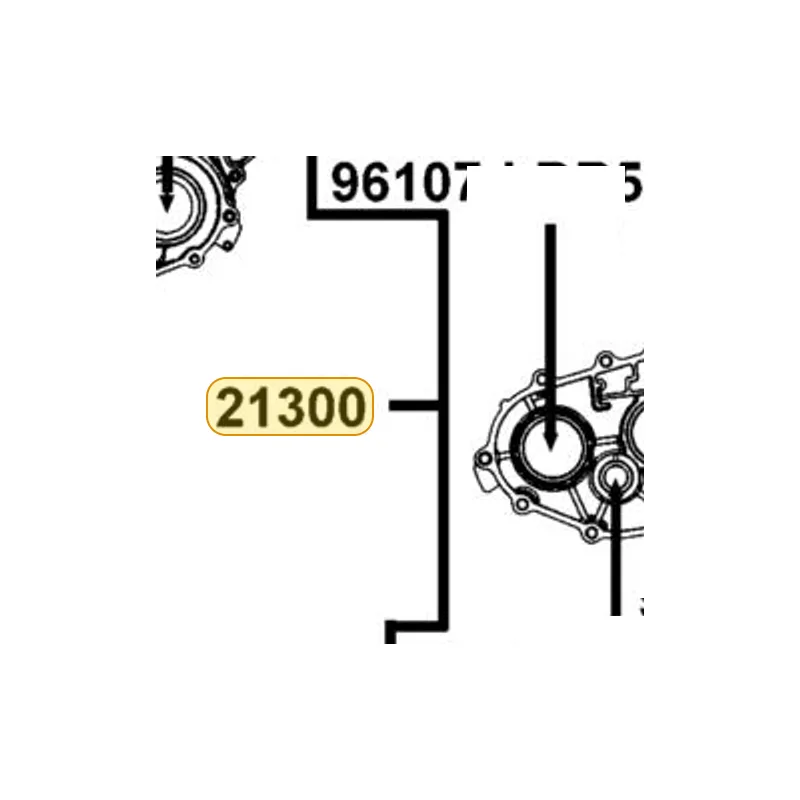 21300-KKE5-305 COVER SET MISSION — diagram cutout