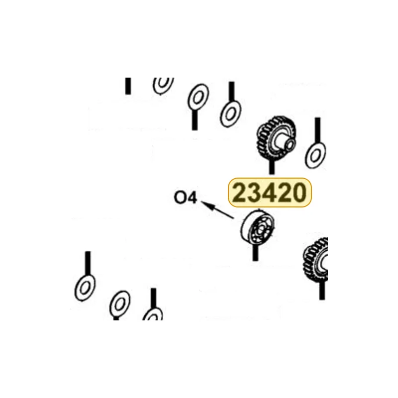 23420-KKE5-E00 SHAFT COMP COUNTER (16T/40T) — diagram cutout