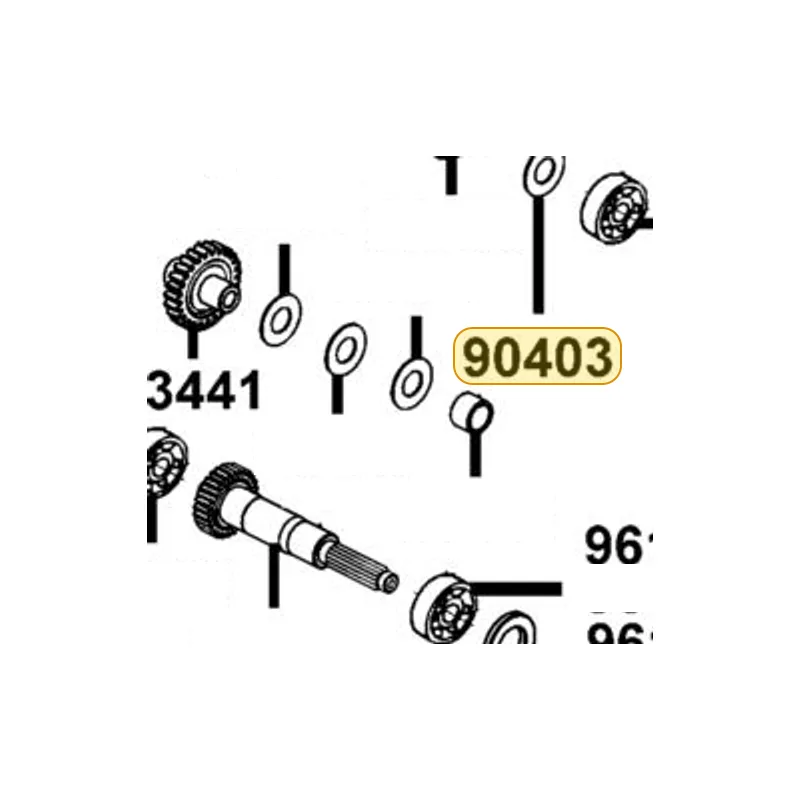 90403-KKE5-E00 WASHER 25.2*37*1.5 — diagram cutout