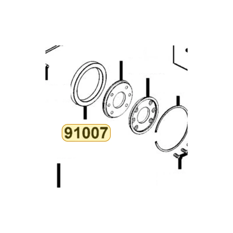 91007-KKE5-E00 BEARING BALL RADIAL 6822(LLU) — diagram cutout