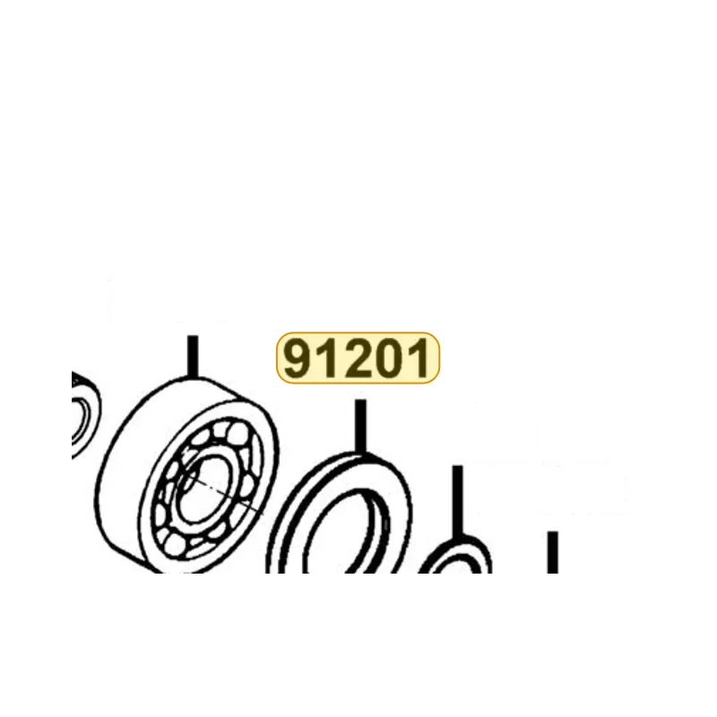 91201-KKE5-E00 OIL SEAL 40*65*8 — diagram cutout
