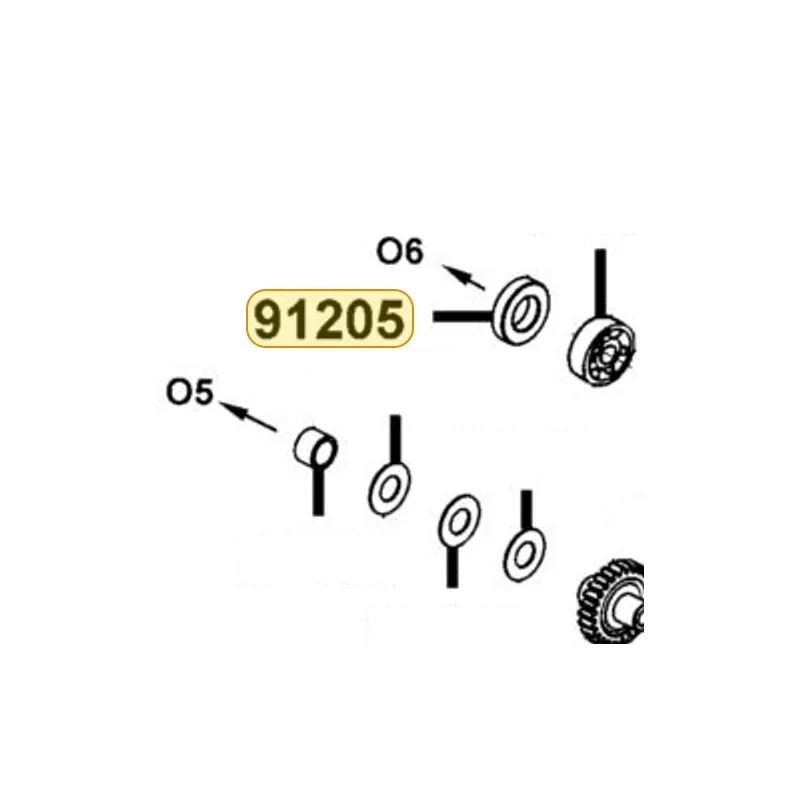 91205-KKE5-E00 OIL SEAL 40*52*7 — diagram cutout