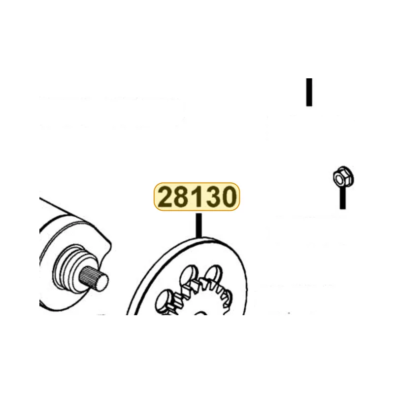 28130-KKE5-E00 GEAR STARTER REDUCTION — diagram cutout