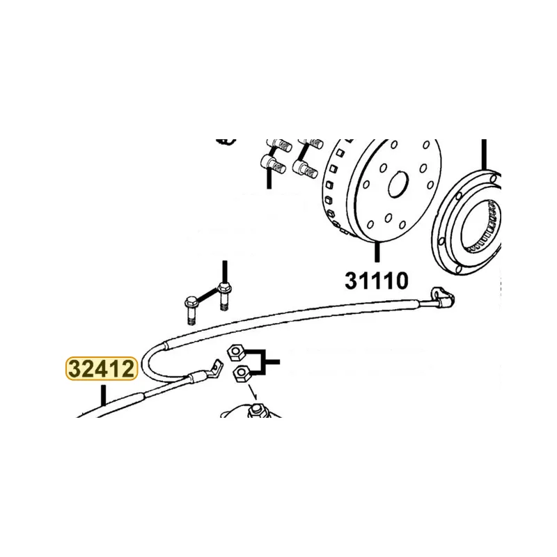 32412-KKE5-E00 CABLE EARTH — diagram cutout