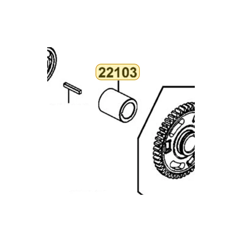 22103-KKE5-E00 COLLAR BALANCE GEAR — diagram cutout