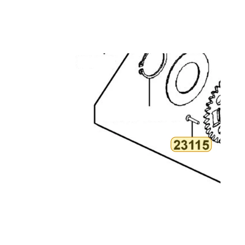 23115-1G07-311 RIVET 4M/M — diagram cutout
