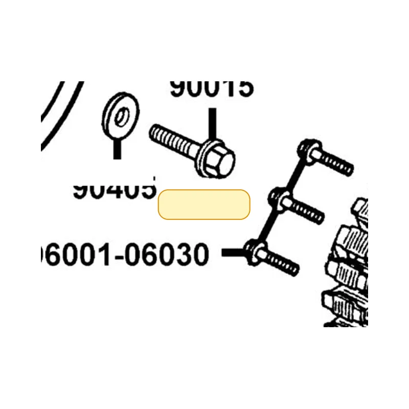 90015-KED9-900 BOLT UBS 10X35(B) — diagram cutout