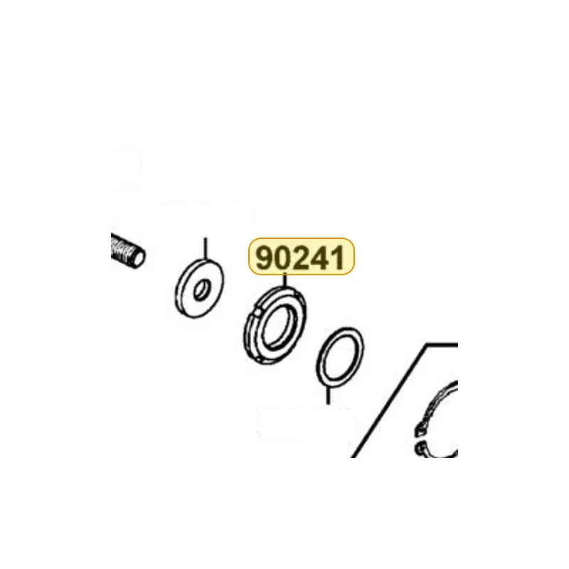 90241-KKE5-E00 NUT LOCK 30MM — diagram cutout
