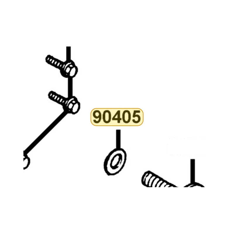 90405-KED9-900 WASHER 10*25*4 — diagram cutout