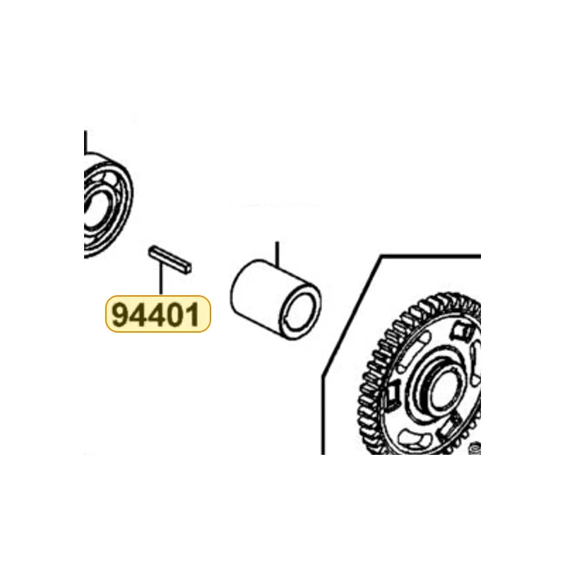 94401-KKE5-E00 KEY WOODRUFF 16x32 — diagram cutout