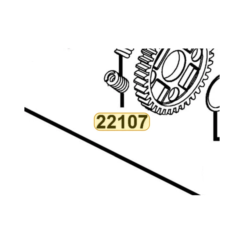 22107-KKE5-900 SPRING B MAIN GEAR A — diagram cutout