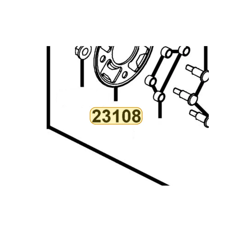 23108-KKE5-900 PLATE MAIN GEAR A (SPRING) — diagram cutout