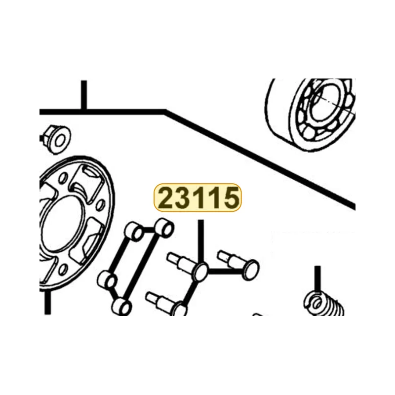 23115-KKE5-700 BOLT M8x1.0 — diagram cutout