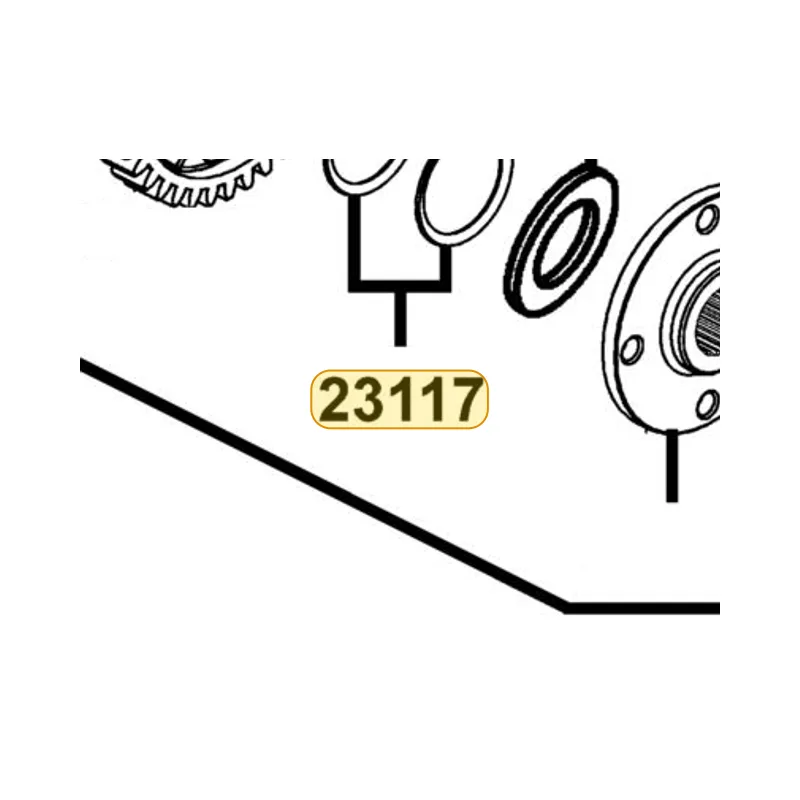 23117-KKE5-900 WASHER MAIN GEAR A — diagram cutout