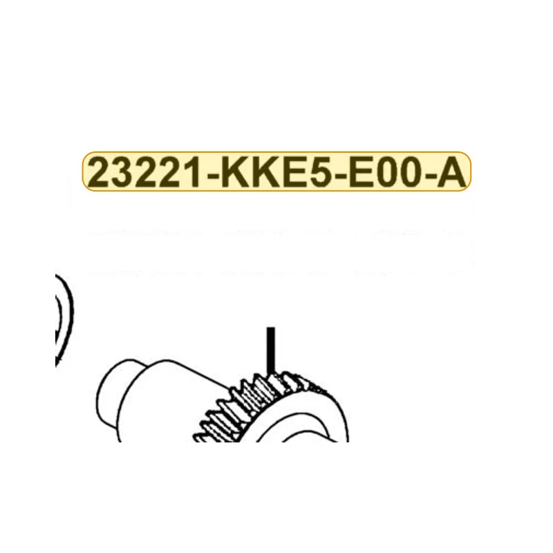 23221-KKE5-E00-A SHAFT COUNTER (+0.008~+0.019) — diagram cutout