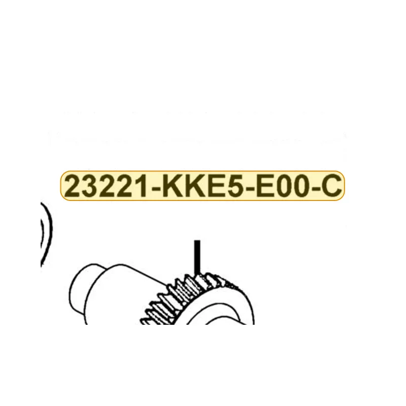 23221-KKE5-E00-C SHAFT COUNTER (-0.005~-0.016) — diagram cutout