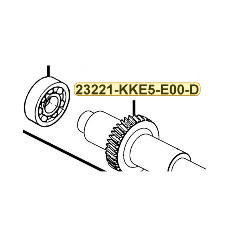 23221-KKE5-E00-D SHAFT COUNTER (-0.017~-0.028) — diagram cutout