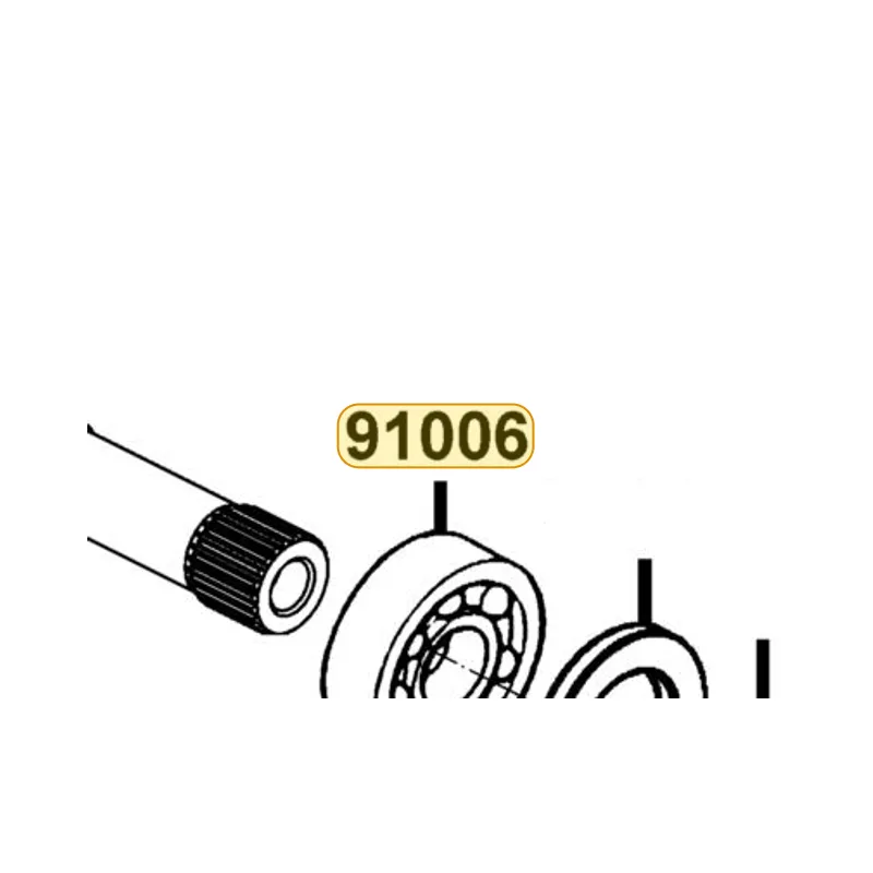 91006-KDY4-90A BEARING BALL RADIAL 6305 SPL — diagram cutout