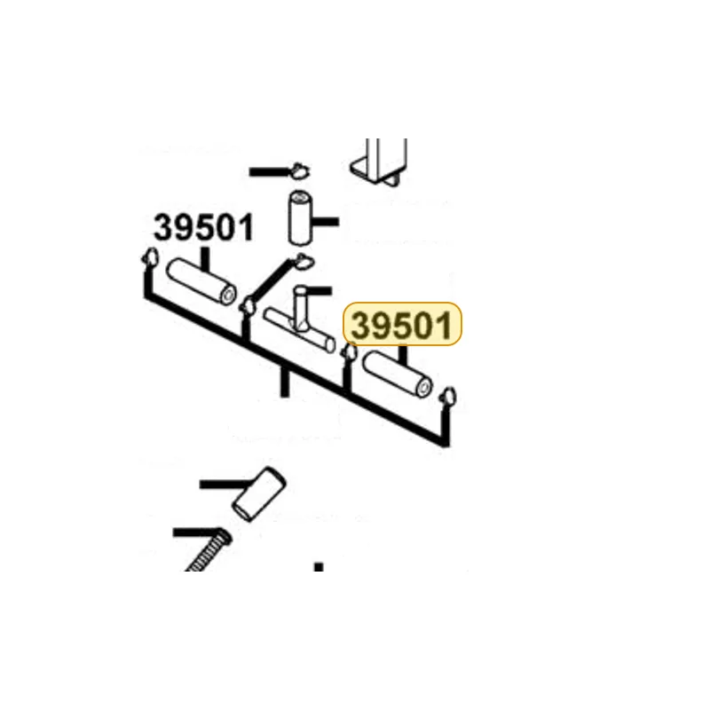 39501-KKE5-E00 TUBE A AIR — diagram cutout