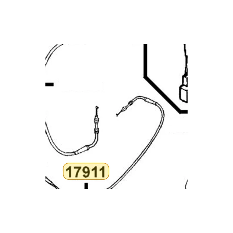 17911-KKE5-E00 CABLE B.THROT — diagram cutout