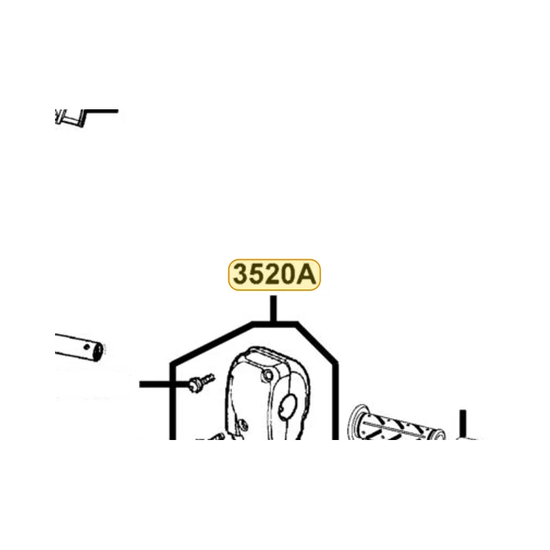 3520A-KKE5-M30 SW ASSY LH HANDLE COMP — diagram cutout