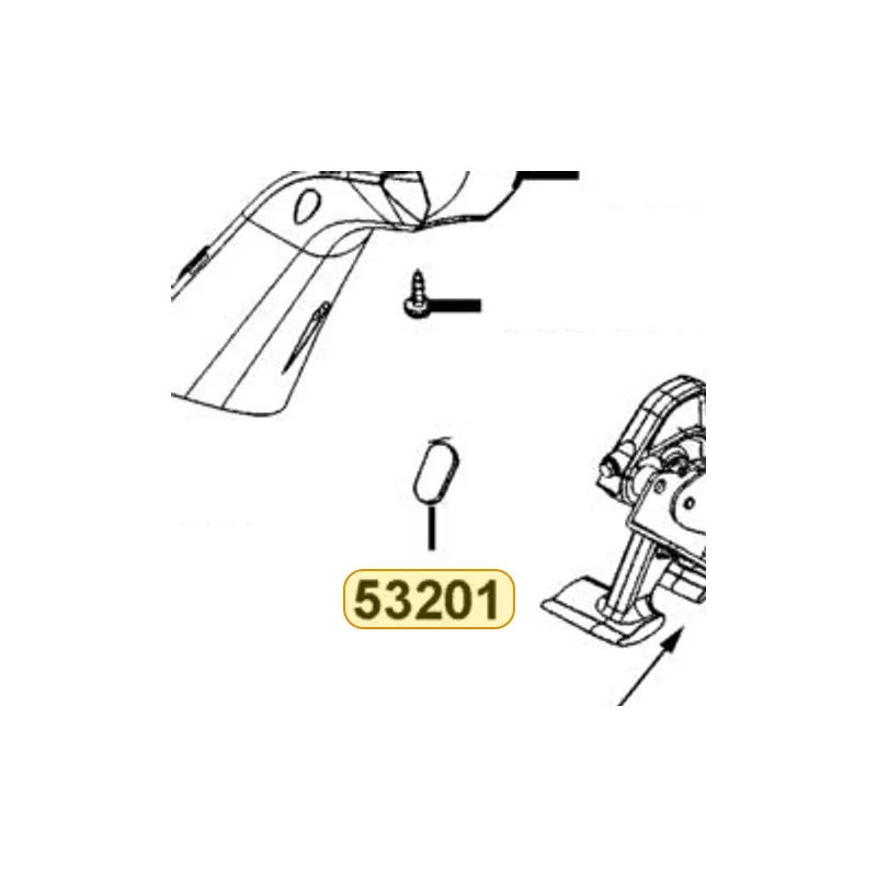 53201-KKE5-E00 SPONGE LIGHT GUARD — diagram cutout