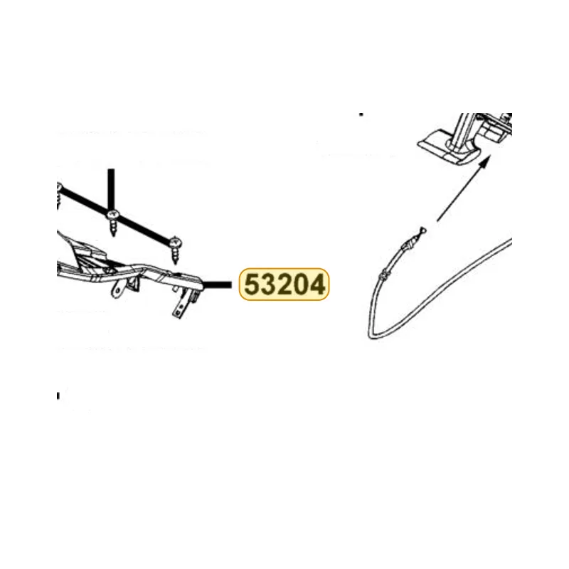 53204-KKE5-E00-N1R COVER METER RR (Black) — diagram cutout