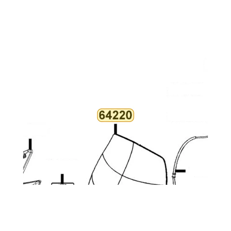 64220-KKE5-E00 WIND SCREEN — diagram cutout