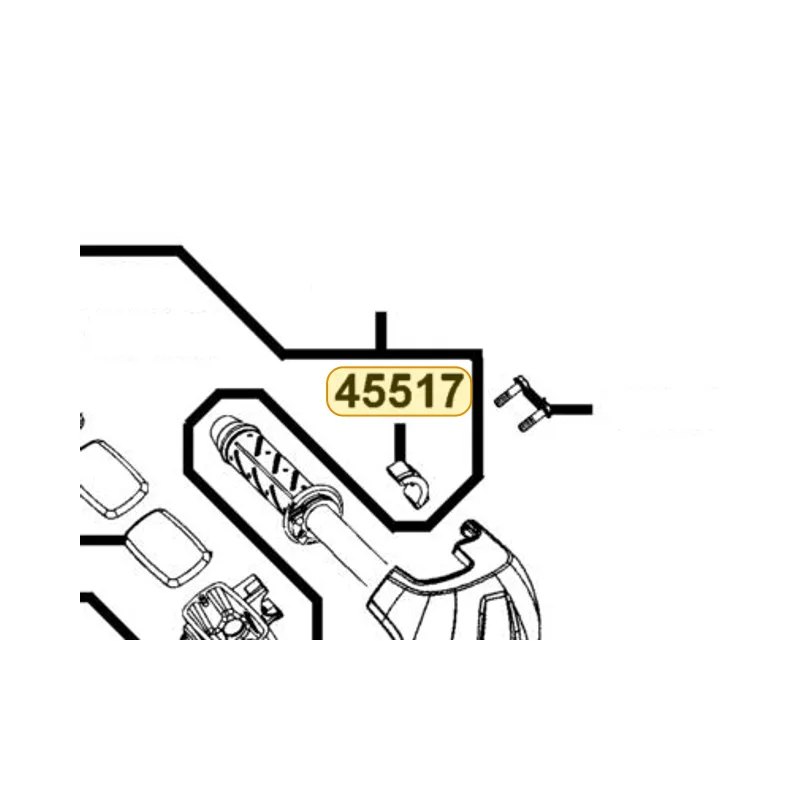45517-KKE5-E00 HOLDER M/C — diagram cutout