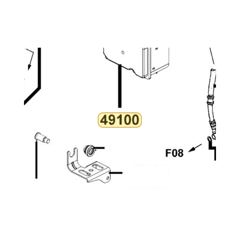 49100-KKE5-700 ABS MODULATOR ASSY — diagram cutout