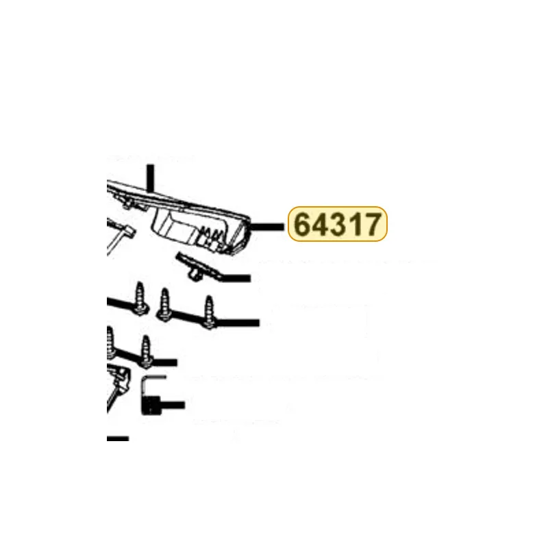 64317-KKE5-E00 SEAL INNER BOX UP — diagram cutout