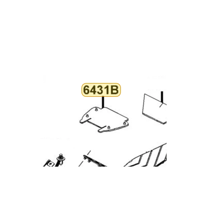 6431B-KKE5-E00 HEAT GUARD .ASSY. — diagram cutout
