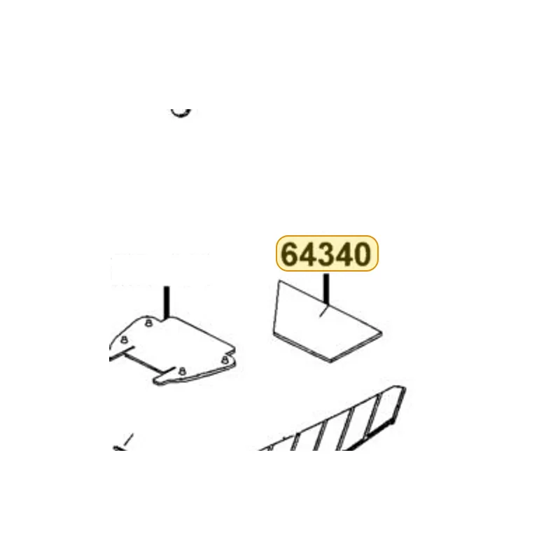 64340-KKE5-E00 HEAT GUARD .PANEL FLOOR — diagram cutout