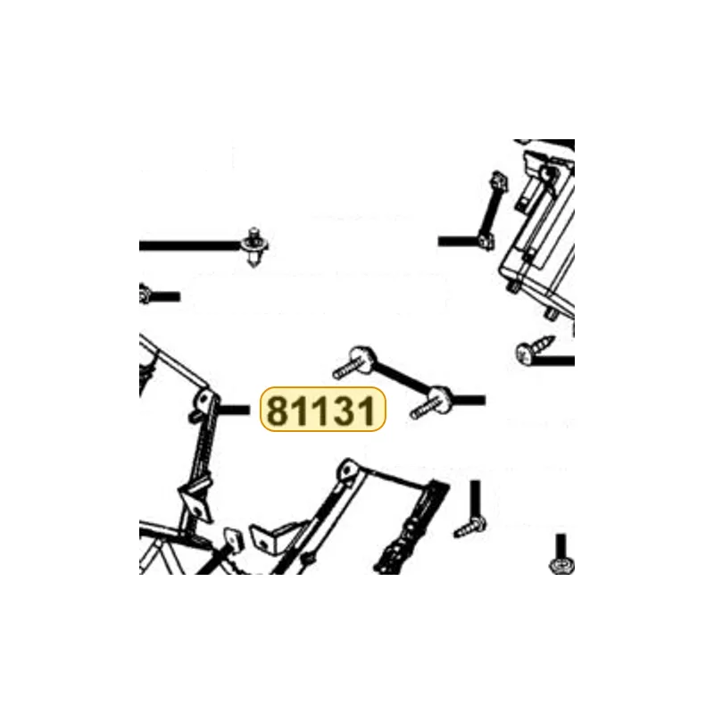 81131-KKE5-E00-N1R LEG SHIELD (Black) — diagram cutout