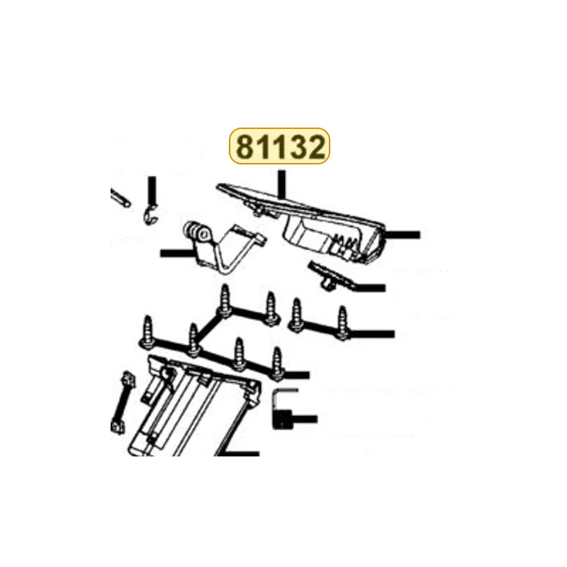 81132-KKE5-E00-N1R LID INNER BOX (Black) — diagram cutout