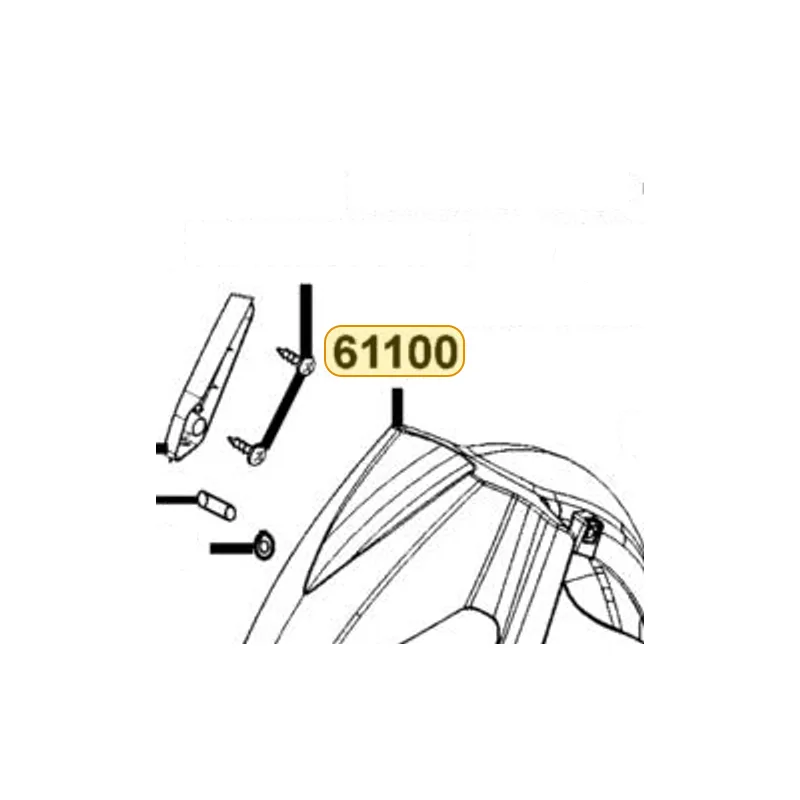 61100-KKE5-305-D1S FENDER FR(A:NH124/B:NH105) (Flat Black-Mat Black) — diagram cutout