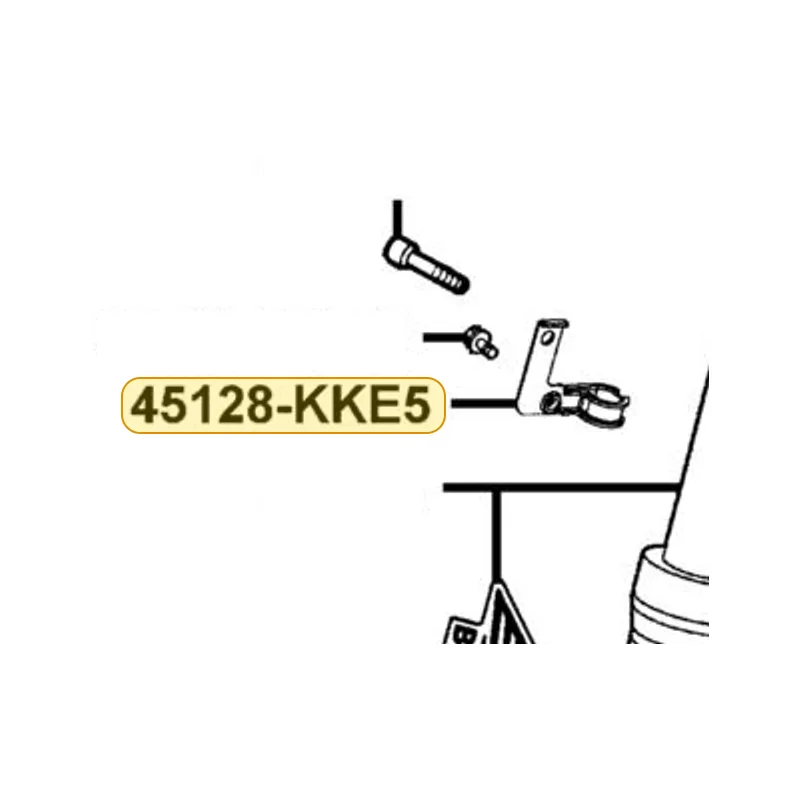 45128-KKE5-E00 CLAMPER FR BRK HOSE — diagram cutout