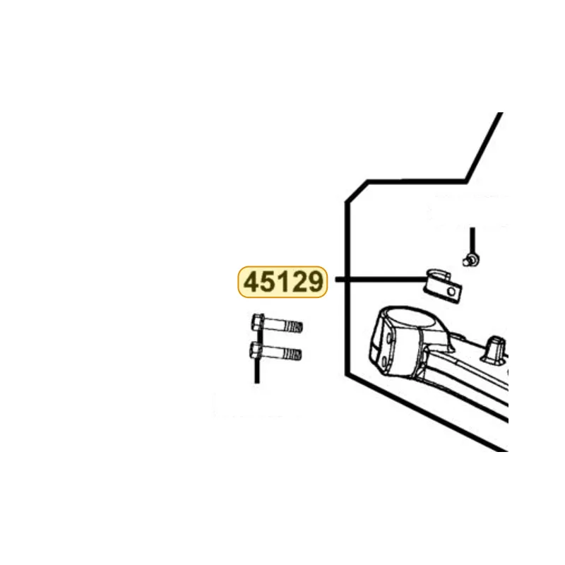45129-LFH1-E00 STAY. HOSE ASSY FR(STEM) — diagram cutout