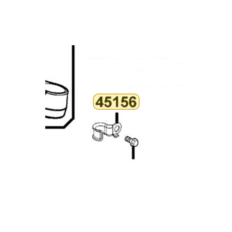 45156-KKE5-E00 CLAMPER FR BRK HOSE — diagram cutout